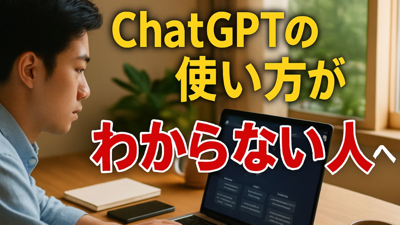 ChatGPT超入門(基礎編)