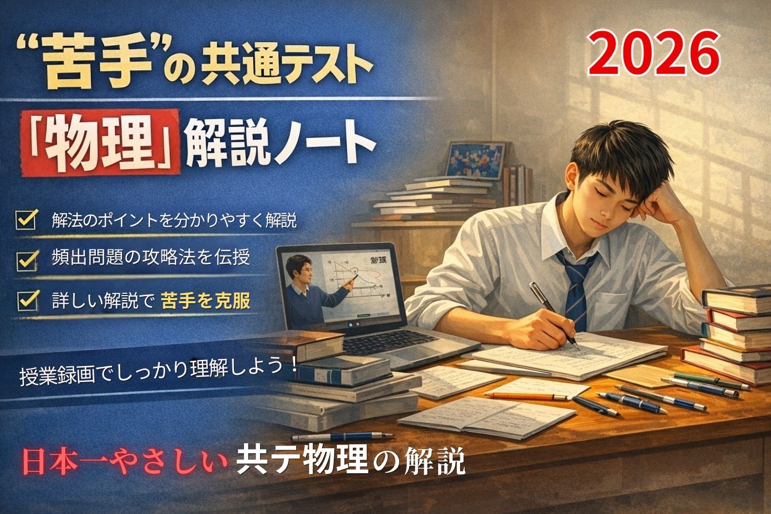 『“苦手”の「共テ物理」2026解説ノート』
